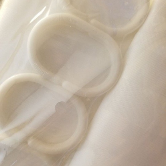 Mildew Resistant White Shower Curtains - Picture 3 of 8